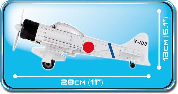 Cobi 5515 | Mitsubishi A6M2 Zero | Small Army
