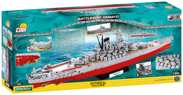 Cobi 4814 | Battleship Yamato | Historical Collection