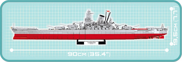 Cobi 4814 | Battleship Yamato | Historical Collection