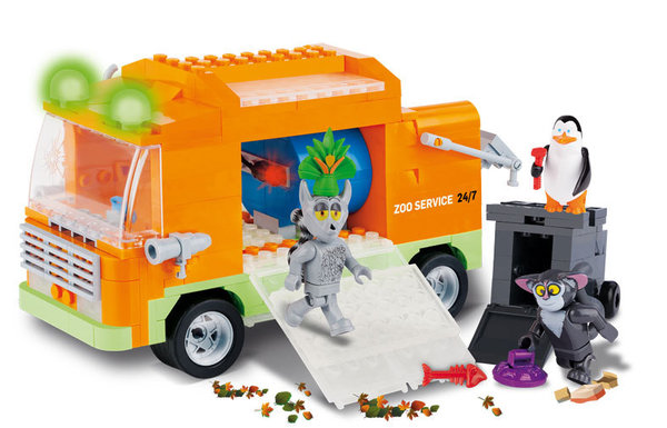 Cobi 26301 | The Penguins of Madagascar | Mystery Zoo Truck
