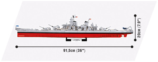 Cobi 3084 | Battleship Missouri (BB-63)  | World of Warships
