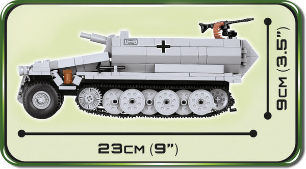 Cobi 2472A | Sd.Kfz. 251/9 Ausf. C Stummel | Historical Collection