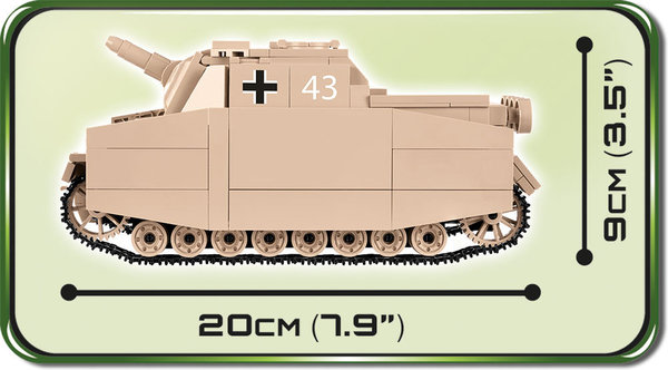 Cobi 2514 | Sd.Kfz 166 Sturmpanzer IV Brummbär | Historical Collection