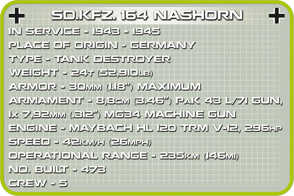 Cobi 2517 | Sd.Kfz 164 Nashorn  | Historical Collection