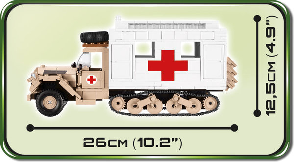 Cobi 2518 | Ford V3000S Maultier - Ambulance  | Historical Collection