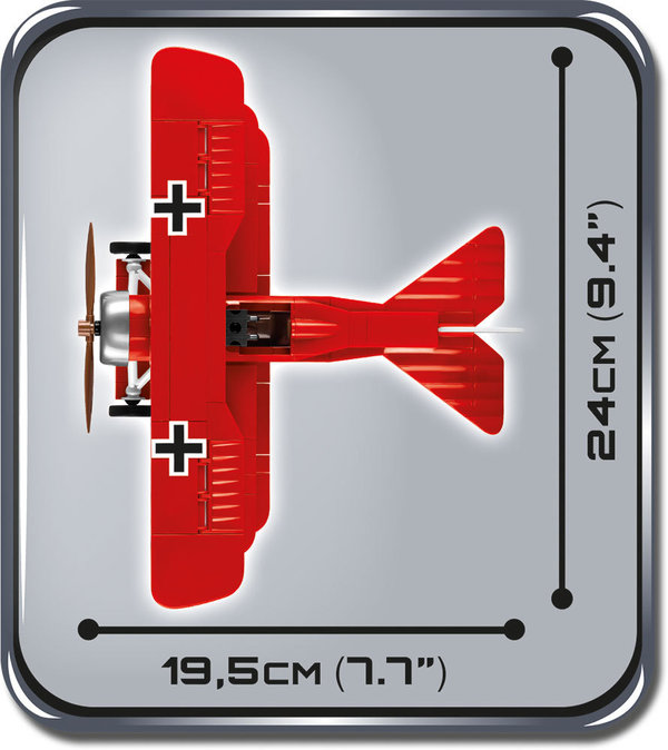 Cobi 2974 | Fokker Dr.I "Red Baron" | Historical Collection