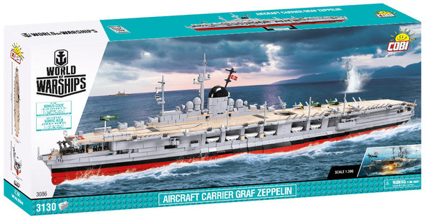 Cobi 3086 | Aircraft Carrier Graf Zeppelin | World of Warships