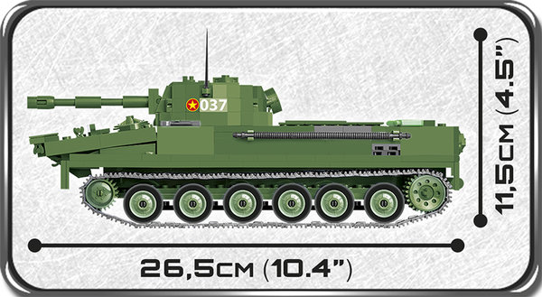 Cobi 2235 | Light Amphibious Tank PT-76 | Historical Collection