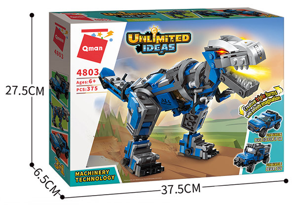 Qman 4803 | Unlimited Ideas | Machinery Technology Dino 3 in 1