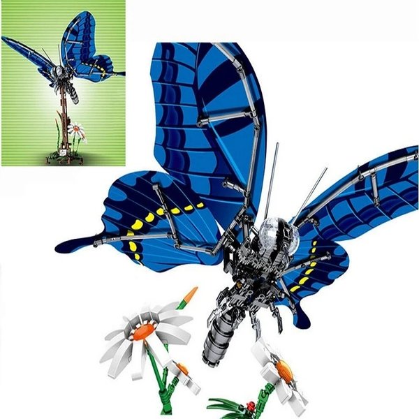 Sembo 703601 | Technique | Butterfly / Schmetterling blau