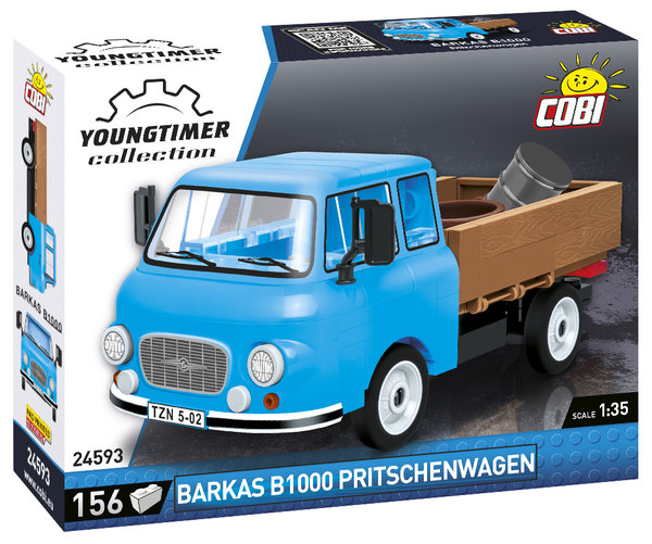 Cobi 24593 | Barkas B1000 Pritschenwagen | Youngtimer Collection