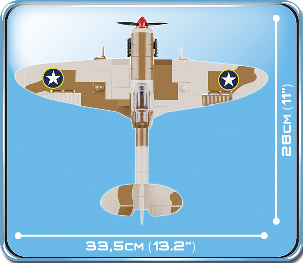 Cobi 5546 | Supermarine Spitfire Maintenance Hangar | Historical Collection