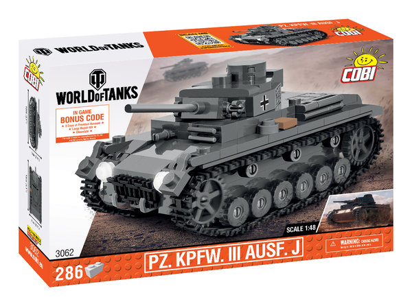 Cobi 3062 | Pz.Kpfw. III Ausf. J 1:48 | World of Tanks