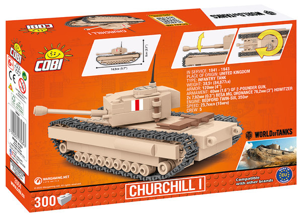 Cobi 3064 | Churchill I 1:48 | World of Tanks