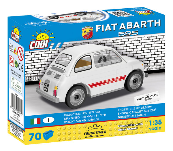 Cobi 24524 | Fiat Abarth 595 | Youngtimer Collection
