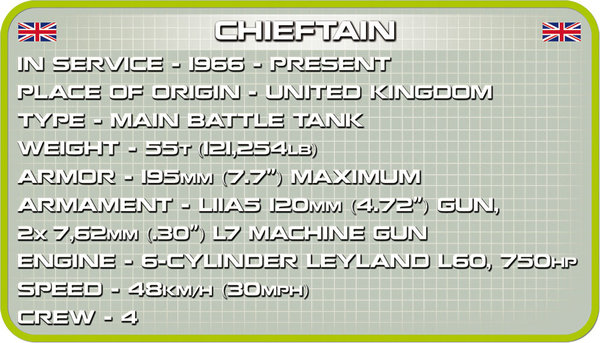Cobi 2494 | Chieftain | Small Army