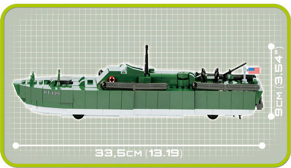 Cobi 2377 | Motor Torpedo Boat PT-109 | Small Army