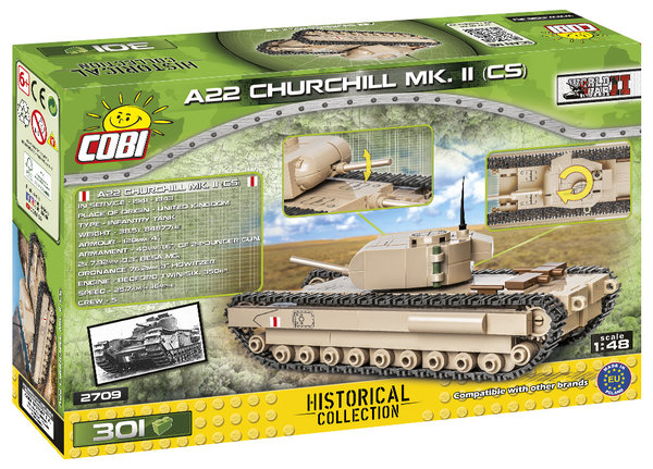 Cobi 2709 | A22 Churchill Mk. II (CS) 1:48 | Historical Collection
