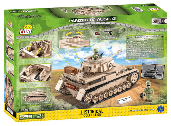 Cobi 2546 | Panzer IV Ausf. G | Historical Collection