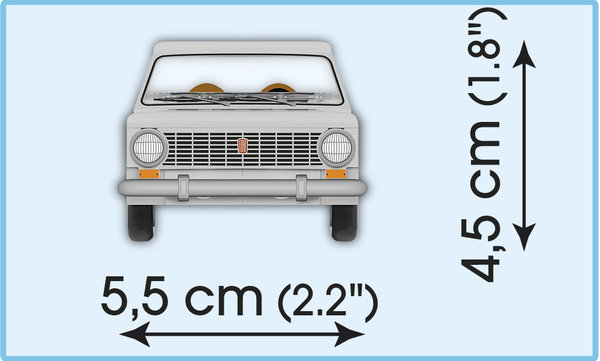 Cobi 24521 | Fiat 124 Berlina 1200  | Youngtimer Collection