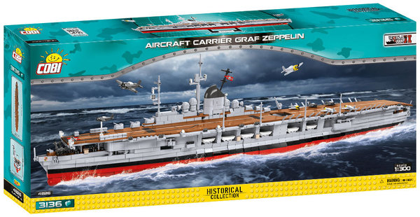 Cobi 4826 | Aircraft Carrier Graf Zeppelin | Historical Collection