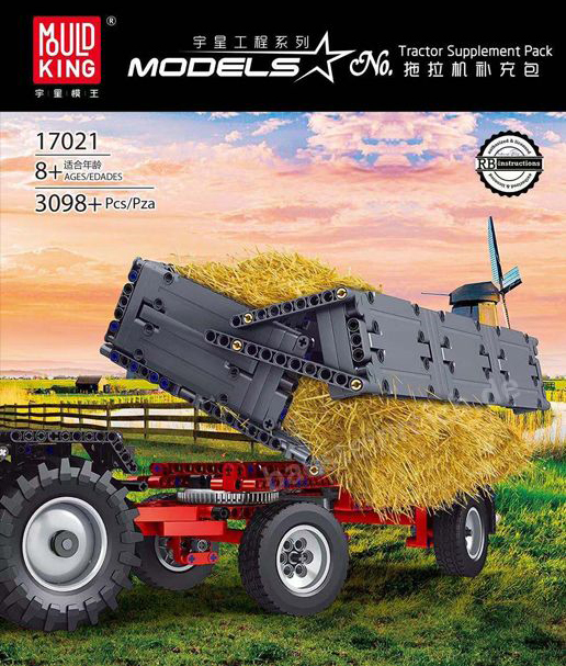 Mould King 17021 | Models | Traktor Zubehörpaket