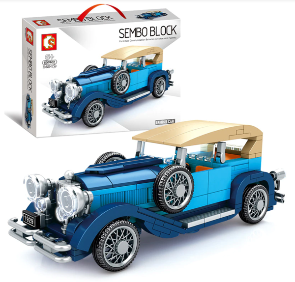 Sembo 607407 | Famous Car | Oldtimer blau
