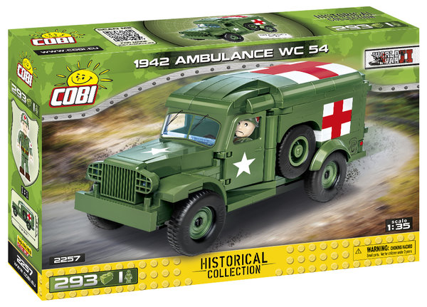 Cobi 2257 | 1942 Dodge WC-54 Ambulance | Historical Collection