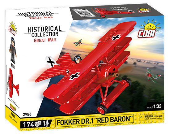 Cobi 2986 | Fokker Dr.I "Red Baron" | Historical Collection