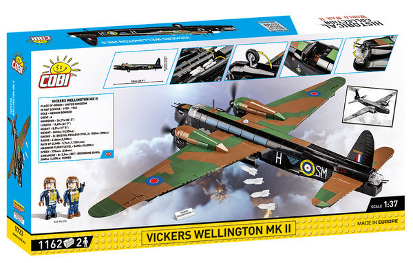 Cobi 5723 | Vickers Wellington Mk. II | Historical Collection