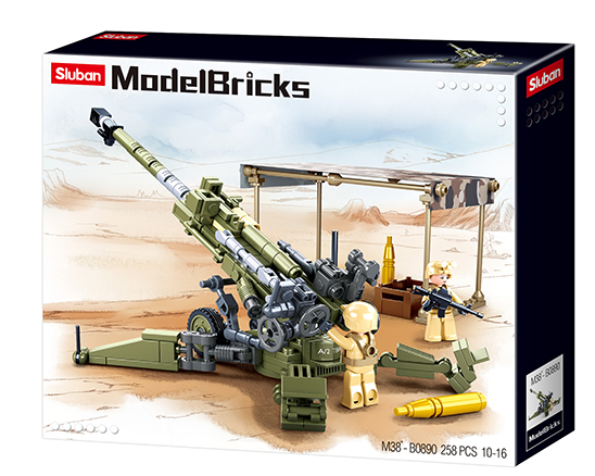 Sluban M38-B0890 | Model Bricks | M777 Howitzer