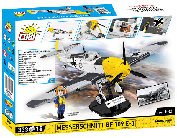 Cobi 5727 | Messerschmitt BF 109 E-3 | Historical Collection