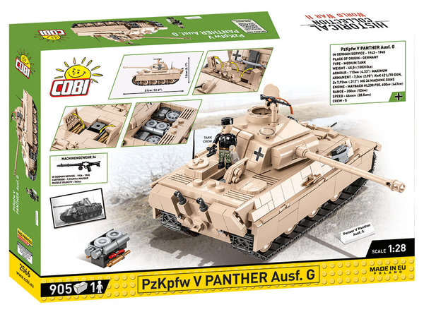 Cobi 2566 | PzKpfw V Panther Ausf. G | Historical Collection