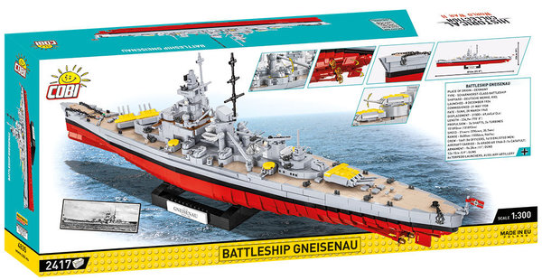 Cobi 4835 | Battleship Gneisenau | Historical Collection
