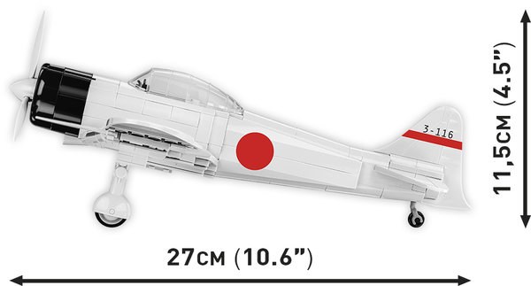 Cobi 5729 | Mitsubishi A6M2 "Zero-Sen" | Historical Collection
