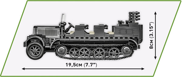 Cobi 2275 | Sd.Kfz. 7 Half-Track | Historical Collection