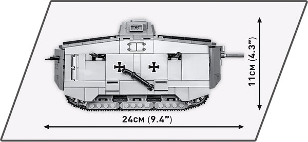 Cobi 2989 | Sturmpanzerwagen A7V | Historical Collection