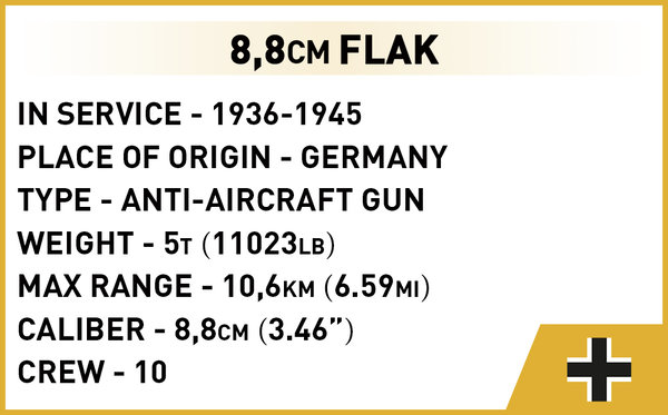 Cobi 3047 | 8,8cm FLAK | Company of Heroes 3