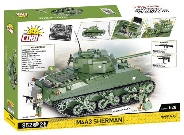 Cobi 2570 | M4A3 Sherman | Historical Collection