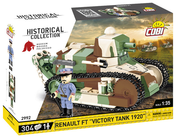 Cobi 2992 | Renault FT "Victory Tank 1920" | Historical Collection