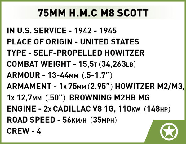 Cobi 2279 | H.M.C. M8 Scott | Historical Collection