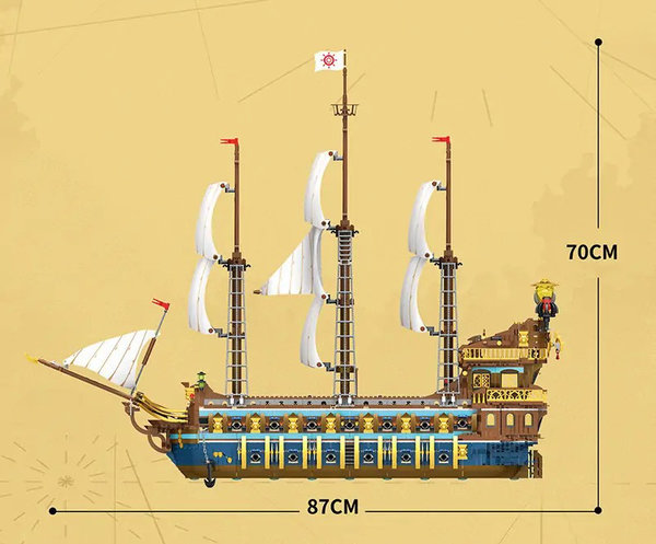 Reobrix 66011 | Segelschiff der königlichen Flotte „The Sun“