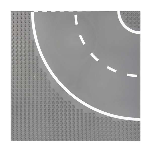 Open Bricks | Stapelbare Straßenplatte 32x32 | Kurve