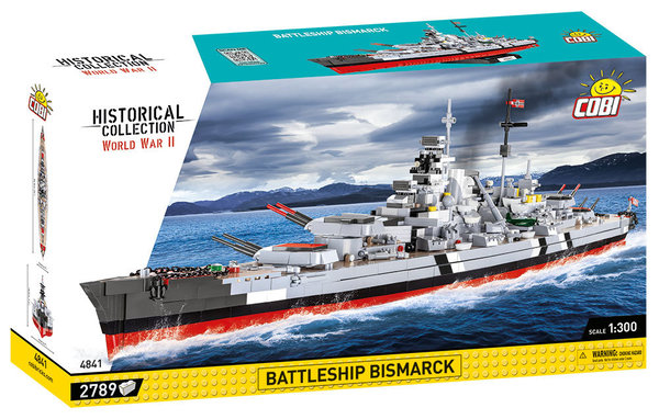 Cobi 4841 | Battleship Bismarck | Historical Collection