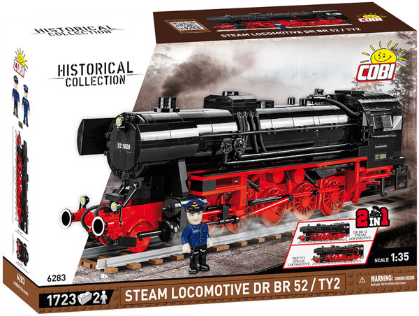 Cobi 6283 | Steam Locomotive DR BR 52 / TY 2 | Historical Collection